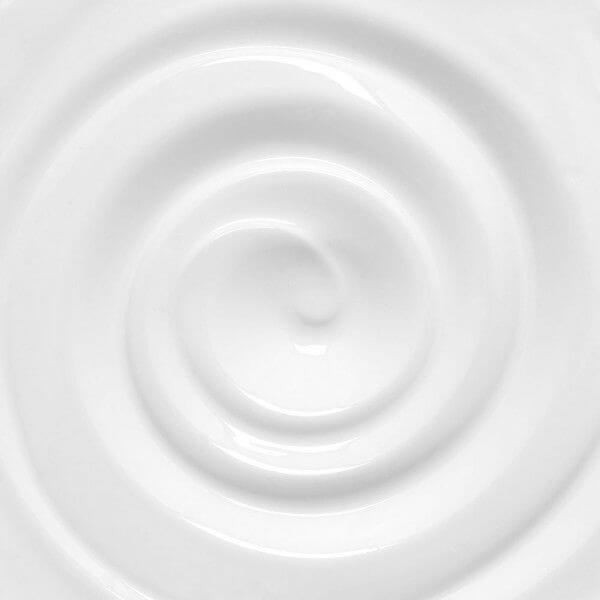 Swirled cream texture in white background — representing product formulation quality in IMEAN’s intentional skincare line