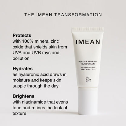 PEPTIDE MINERAL SUNSCREEN by Imeanbeauty –